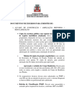 Documentos Alvaras e Licencas1