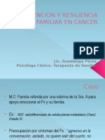 Intervencion y Resiliencia Familiar en Cancer