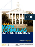 EMPOWERgmat Math Formulas