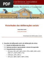 Vicissitudes Deliberações Sociais