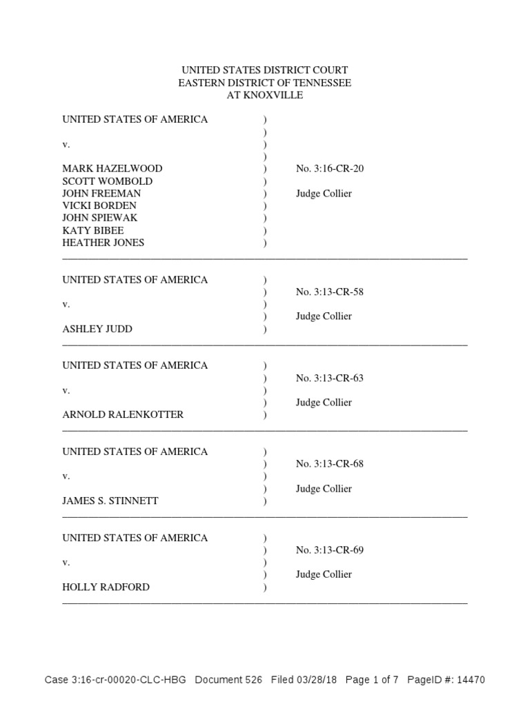 Pilot Flying J Sentencing Schedule From Aug 22nd 2018 To Dec 19th