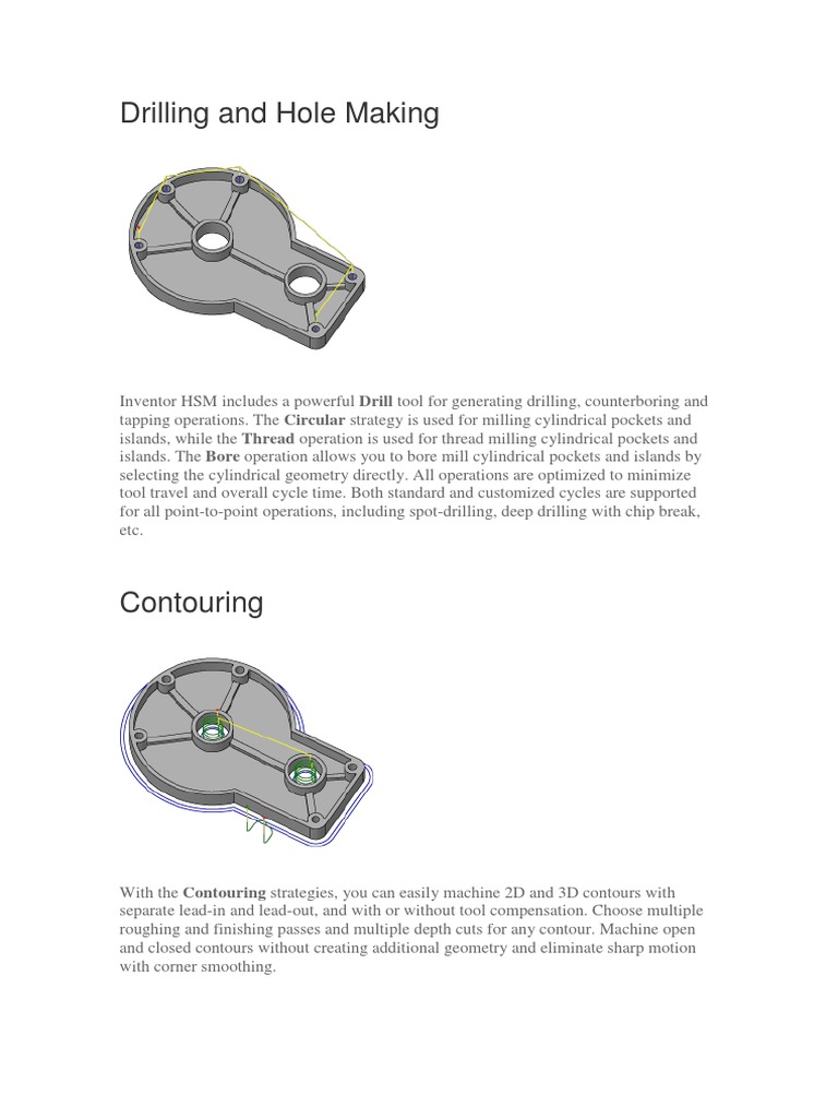 Advanced Roughing Strategies Overview | PDF | Machining | Drilling