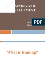 Training and Development San