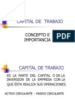 Capital de Trabajo