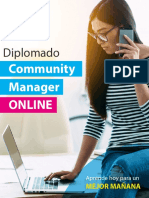 Diplomado en Community Manager Online de 40 hrs en 3.5 meses