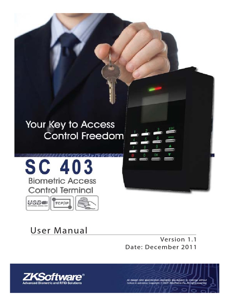 User Manual for Access Control Terminal | PDF | Access Control | Usb