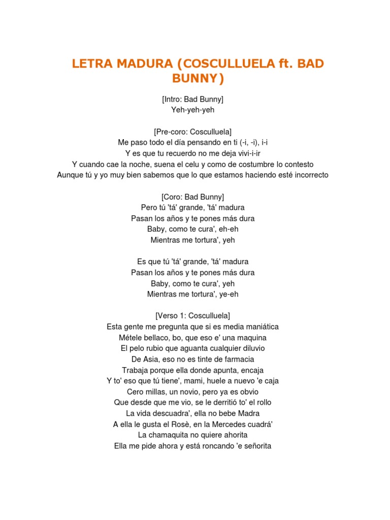 Bad Bunny Pasan Los Anos Y Te Pones Mas Dura The best complete music player, with a simple design you can listen to songs that you like at the same time can sing because this app will display the lyrics of the. aerobatic