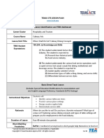 Lesson Plan Where Shall We Eat - Culinary Dining Concepts