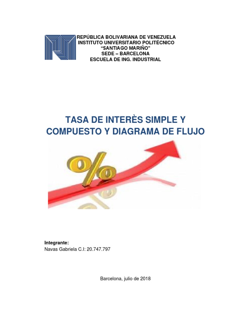 Tasa de Interés Simple y Compuesto | PDF | Tasa de porcentaje anual ...