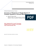 Accuracy of Response of Single-Degree-of-Freedom Systems To Ground Motion