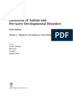 Handbook of Autism and Pervasive Developmental Disorders.