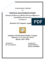 Hospital Management System: Bachelor of Computer Application