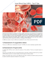 How To Read A Venous Blood Gas (VBG) - Top 5 Tips PDF