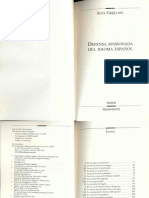 Defensa Apasionada Del Idioma Español-Alexis Grijelmo