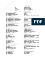 Lista de Bori