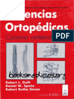 Urgencias Ortopédicas Columna Vertebral