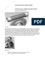 Fabricacion de Rosca de Tornillos Sinfín