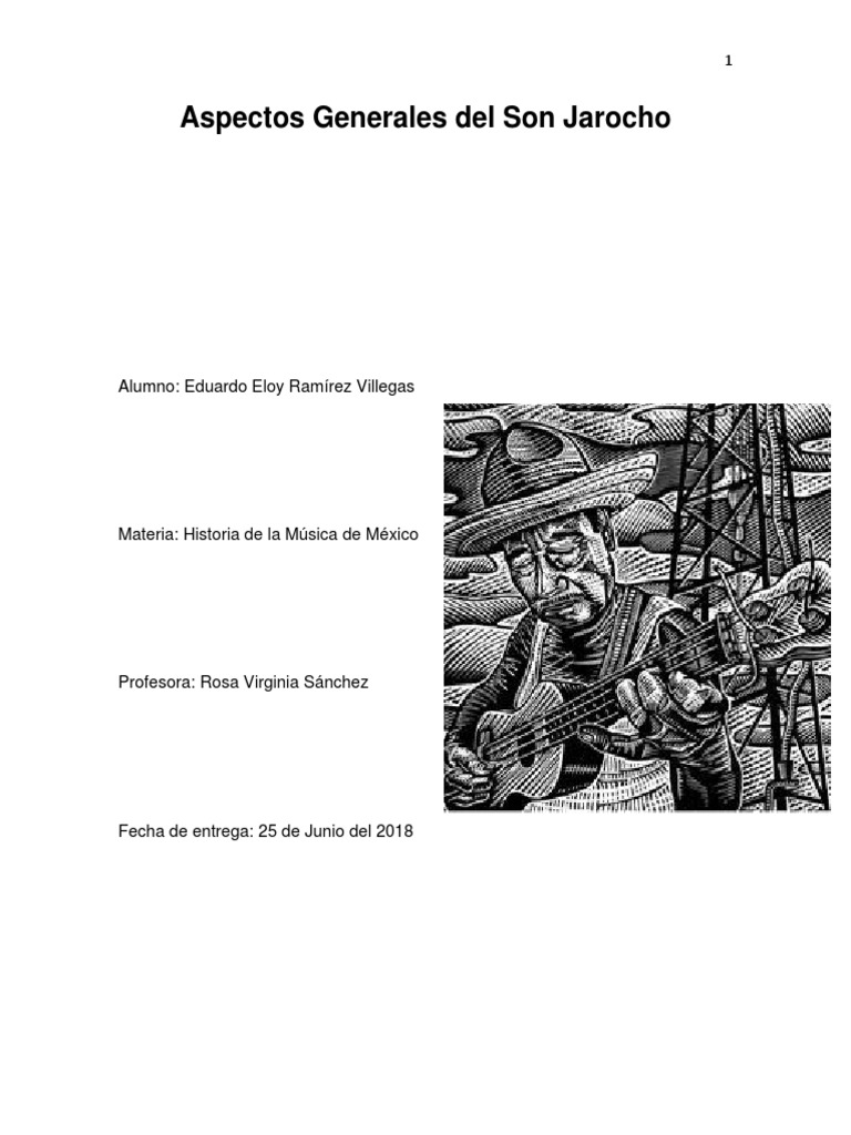 Características del Son Jarocho | PDF | Acorde (Música) | Escala (música)