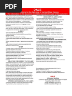 Instructions For The Safe Use of Vertical Plate Clamps