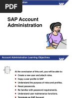 SAP Training Course4.6 - 4 Account - Administration - NEW 01-31-03