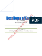 ENGLISH NOTES for F.a B.a M.a Allama Iqbal Open University