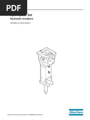 Breaker HB200 Spare Parts