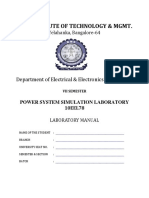 Bmsit Pssmanual