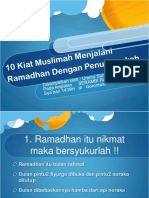 10 Kiat Muslimah Di Ramadhan