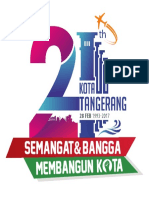 Logo Hut Kota Tangerang Ke-24