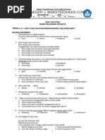 Soal Tes PPDB Smp-Mts T.P 2018-2019