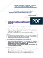 Programi I Provimeve Per AL Dhe KM - Sezoni 2018-Provimi I Paredocx PDF