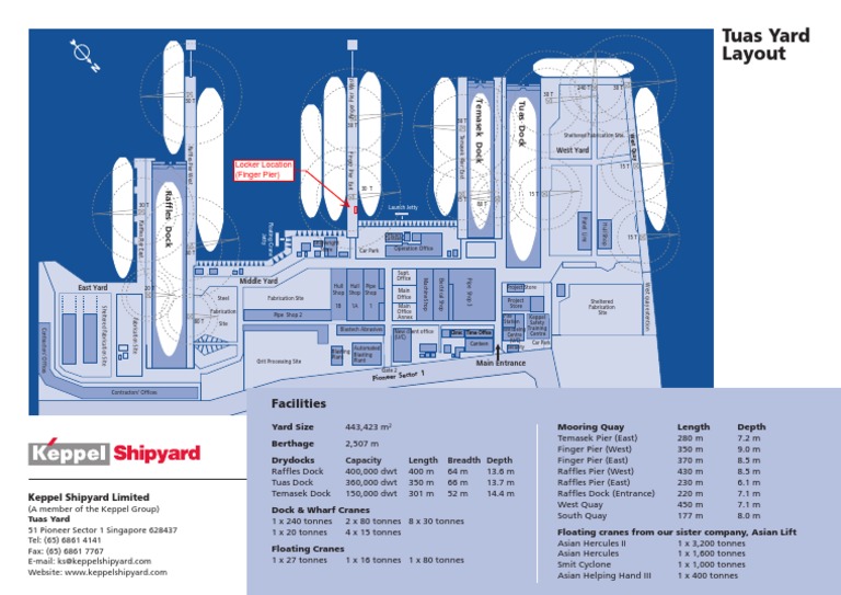 Tuas Shipyard Layout Overview | PDF | Water Transport | Shipping