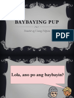 Baybaying Pup