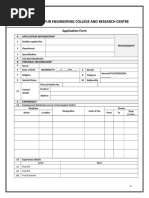 Jaipur Engineering College and Research Centre: Application Form