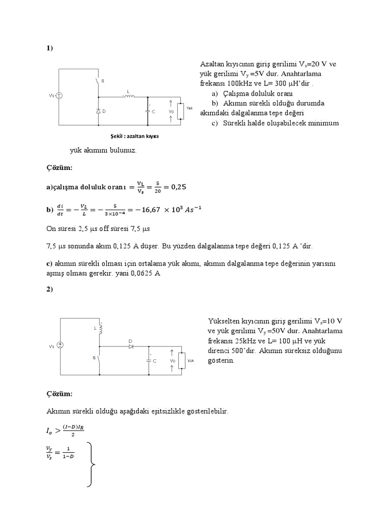 Power Electronic Solved Problems PDF