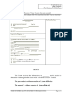 CT-MCF-RP 2-B Dismiss Non Detainee No Probable Cause