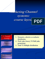 Marketing Channel Course Framework