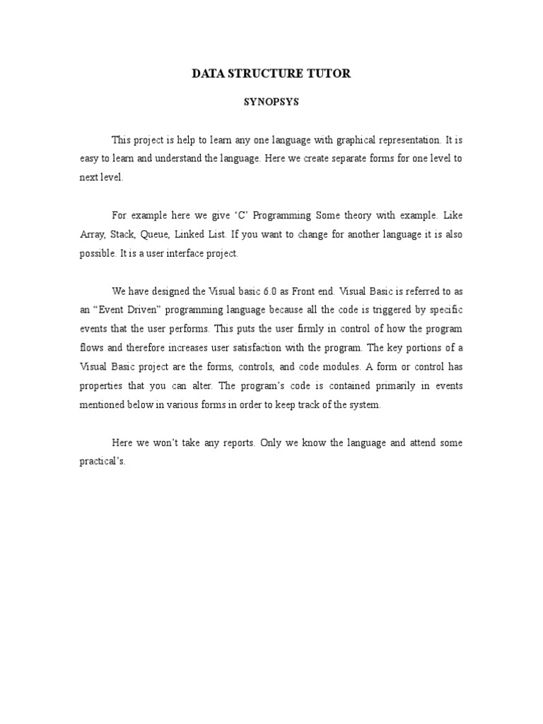C Programming Data Structure Tutor | PDF