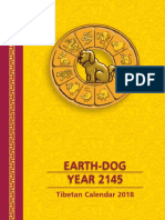 Earth-Dog YEAR 2145: Tibetan Calendar 2018
