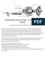 Generators & Regulators - A Magnetizing Primer