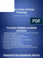 Berpikir Kritis