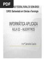 Aula 02 -Algoritmos