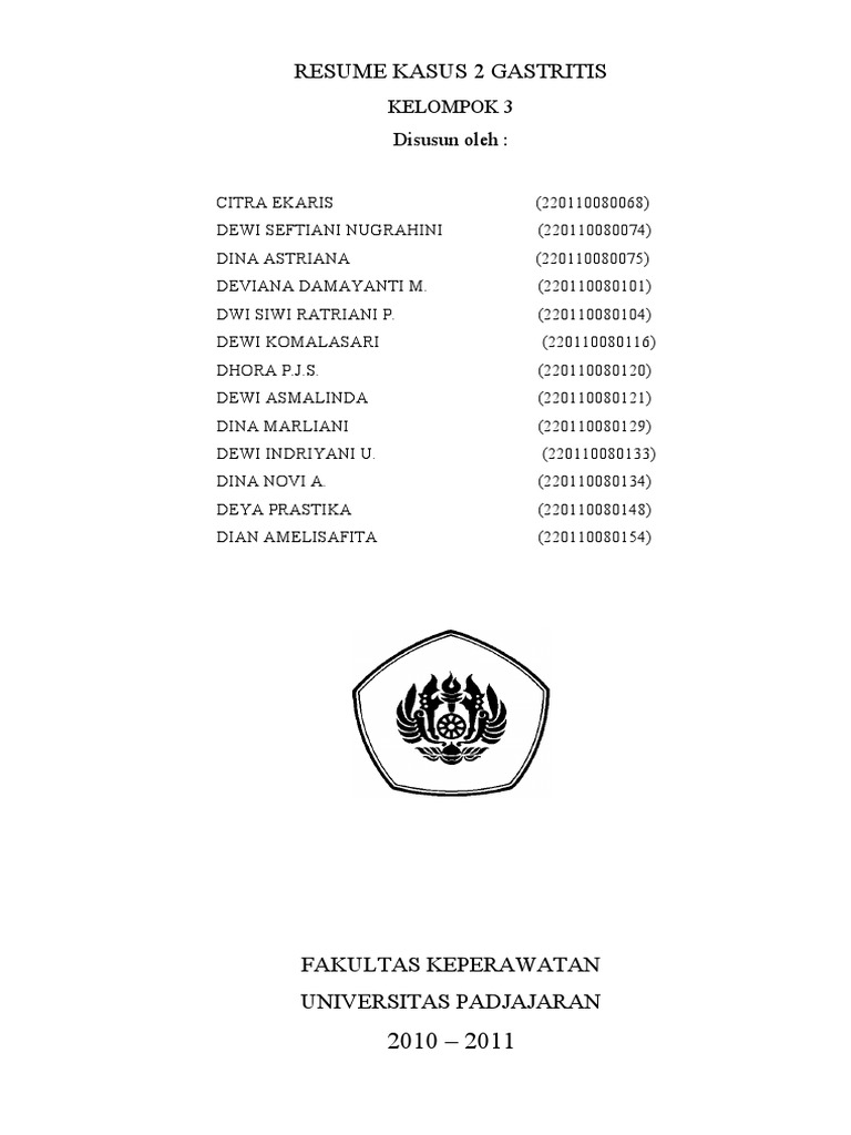 Koleksi Contoh Soal Kasus Gastritis Lengkap Dikdasmen