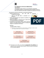 PROCESOS  DIDÁCTICOS MATMÁTICA