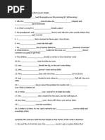 Choose The Present Perfect or Past Simple