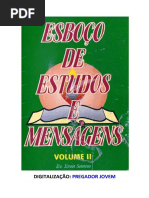 Esboços de Estudos e Mensagens - Vol 2 - Eron Santos