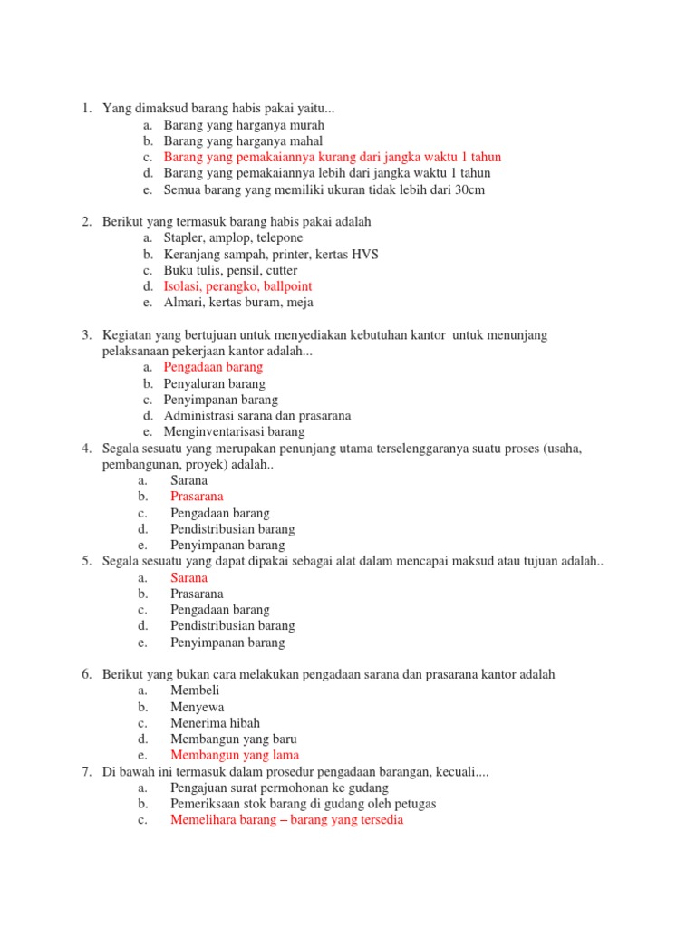 Bank Soal Sapras Pdf