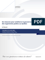 IGOPP YAllaire La Gouvernance Dans Les Organisations Publiques Au Qu Bec D Cembre 2016