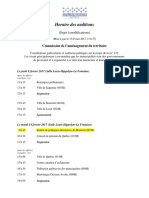 PdL 122 Municipalites-horaire Auditions - Pl 122 2017