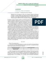 BOJA Convocatoria 5 Plazas Psco